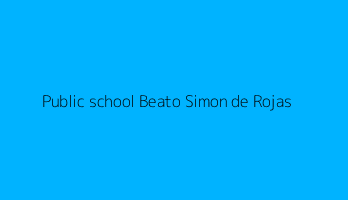 Public school Beato Simon de Rojas